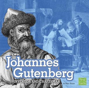 Hardcover Johannes Gutenberg: Inventor and Craftsman Book