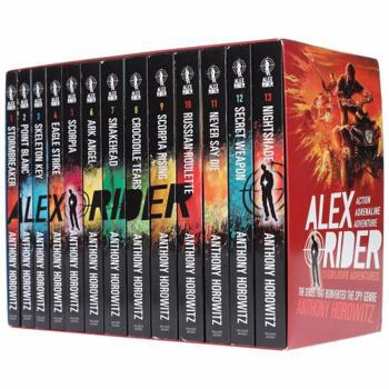 Alex Rider Complete 13 Book Box Set: Stormbreaker, Point Blanc, Skeleton Key, Eagle Strike, Scorpia, Ark Angel, Snakehead, Crocodile Tears, Scorpia ... Weapon & Nightshade by Anthony Horowitz