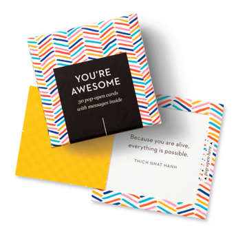 Misc. Thoughtfulls: You're Awesome: 30 Pop-Open Cards with Messages Inside Book