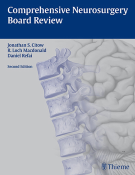 Paperback Comprehensive Neurosurgery Board Review Book