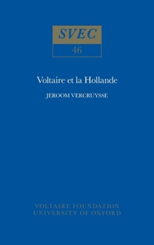 Hardcover Voltaire et la Hollande Book