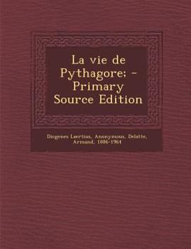 Paperback La vie de Pythagore; - Primary Source Edition [French] Book