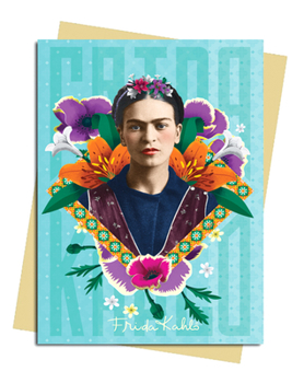 Misc. Frida Kahlo Blue Greeting Card: Pack of 6 Book