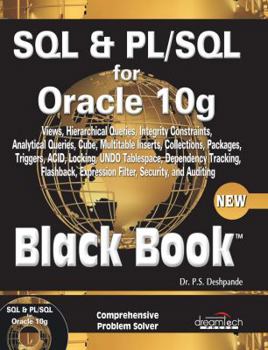 Paperback SQL & PL/SQL for Oracle 10G Black Book