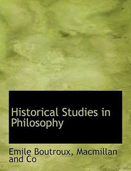 Historical Studies in Philosophy