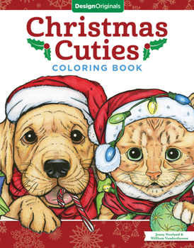 Paperback Christmas Cuties Coloring Book