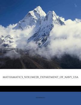 Paperback Mathamatics_volume2b_department_of_navy_usa Book