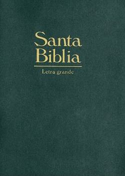 Leather Bound Large Print Bible-Rvr 1960-Zipper [Spanish] [Large Print] Book