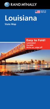 Mass Market Paperback Rand McNally Easy to Fold: Louisiana State Laminated Map Book