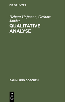 Hardcover Qualitative Analyse [German] Book