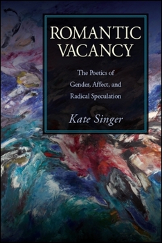 Romantic Vacancy: The Poetics of Gender, Affect, and Radical Speculation - Book  of the SUNY Series: Studies in the Long Nineteenth Century