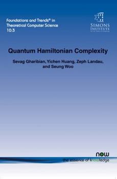 Paperback Quantum Hamiltonian Complexity Book