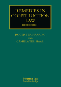 Paperback Remedies in Construction Law Book