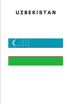 Paperback Uzbekistan: Country Flag A5 Notebook to write in with 120 pages Book