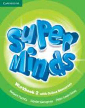 Paperback Super Minds Level 2 Workbook with Online Resources Book