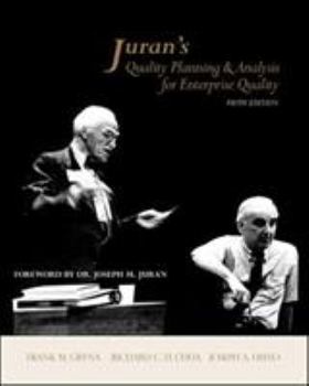 Hardcover Juran's Quality Planning and Analysis for Enterprise Quality Book