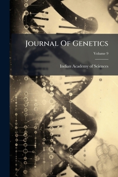 Paperback Journal Of Genetics; Volume 9 Book