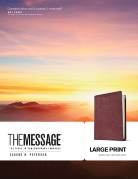Imitation Leather Message Bible-MS-Large Print Numbered [Large Print] Book