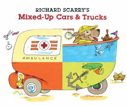 Hardcover Richard Scarry's Mixed-Up Cars & Trucks Book