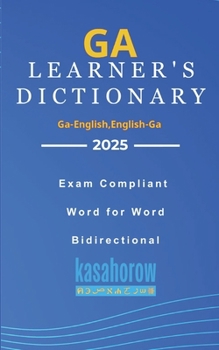 Paperback Ga Learner's Dictionary: Ga-English, English-Ga Book