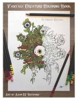 Paperback Fantasy Creature Coloring Book: Volume One Book