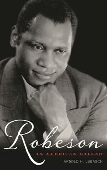 Hardcover Robeson: An American Ballad Book