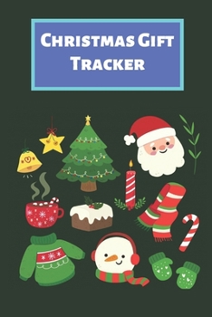 Paperback Christmas Gift Tracker: Gift List Notebook for Christmas 100 Pages (6x9) Book