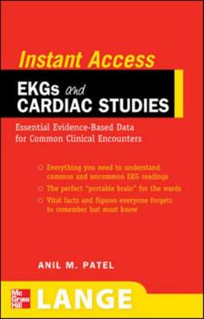 Paperback Lange Instant Access EKGs and Cardiac Studies Book