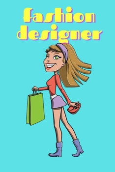 Paperback Fashion Designer: Great Design Book for Girls and Boys Book