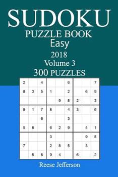 Paperback 300 Easy Sudoku Puzzle Book - 2018 Book