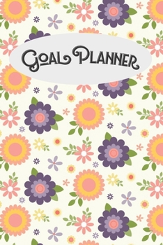 Paperback Goal Planner: Floral Visualization Journal and Planner Undated Book