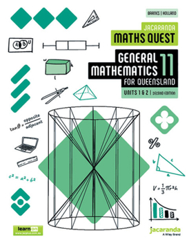 Paperback Jacaranda Maths Quest 11 General Mathematics Units 1&2 for Queensland, 2e Learnon & Print Book