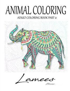 Paperback Animal Coloring: Adult Coloring Book Part 2 Book