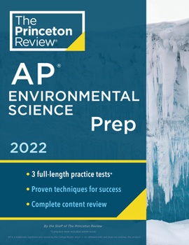 Paperback Princeton Review AP Environmental Science Prep, 2022: Practice Tests + Complete Content Review + Strategies & Techniques Book