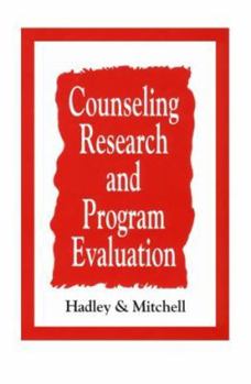 Hardcover Counseling Research and Program Evaluation Book
