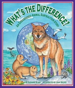 Hardcover What's the Difference? an Endangered Animal Subtraction Story Book