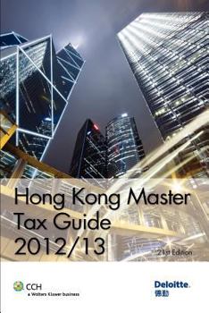 Paperback Hong Kong Master Tax Guide 2012/13 Book