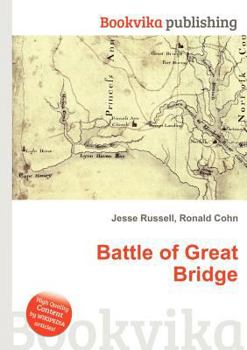 Paperback Battle of Great Bridge Book