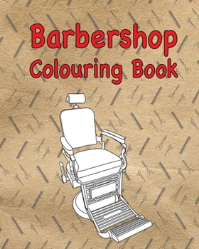 Paperback Barbershop Colouring Book