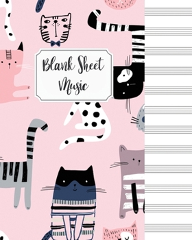 Blank Sheet Music Composition Manuscript Staff Paper Art Music Christmas Notebook Birthday Gift: Sheet Music Notebook / Journal Gift, 100 Pages, 8x10, Soft Cover, Matte Finish