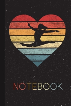 Notebook: Gymnast Gifts Sunset Jumps Blank Lined Notebook for Gymnastics Lover Cute Idea for Women Kids Present Thanksgiving/Birthday Party/Journal for Her Him Great Humor Instructor Trainer Coach
