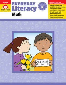 Paperback Everyday Literacy Math Grade K Book