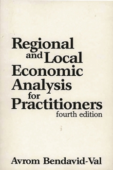 Paperback Regional and Local Economic Analysis for Practitioners Book