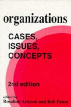 Paperback Organizations: Cases, Issues, Concepts Book