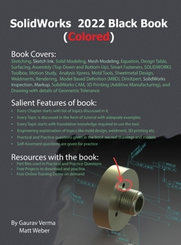 Hardcover SolidWorks 2022 Black Book (Colored) Book