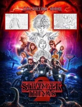 Paperback Stranger Things Coloring Book