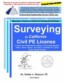 Paperback Surveying for California Civil PE License Book