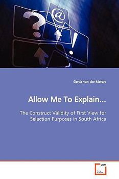 Paperback Allow Me To Explain... Book