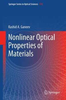 Paperback Nonlinear Optical Properties of Materials Book