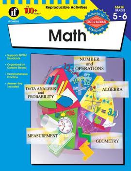 Paperback Math, Grades 5 - 6 Book